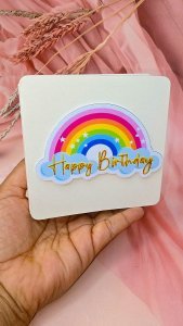 Mini Scrapbook Budget Friendly Cute Handmade Scrapbook | Personalized Photo Gift for Birthday Anniversary Valentine & Any Occasion | Customizable with 8 Photos (square shape scrapbook(white)