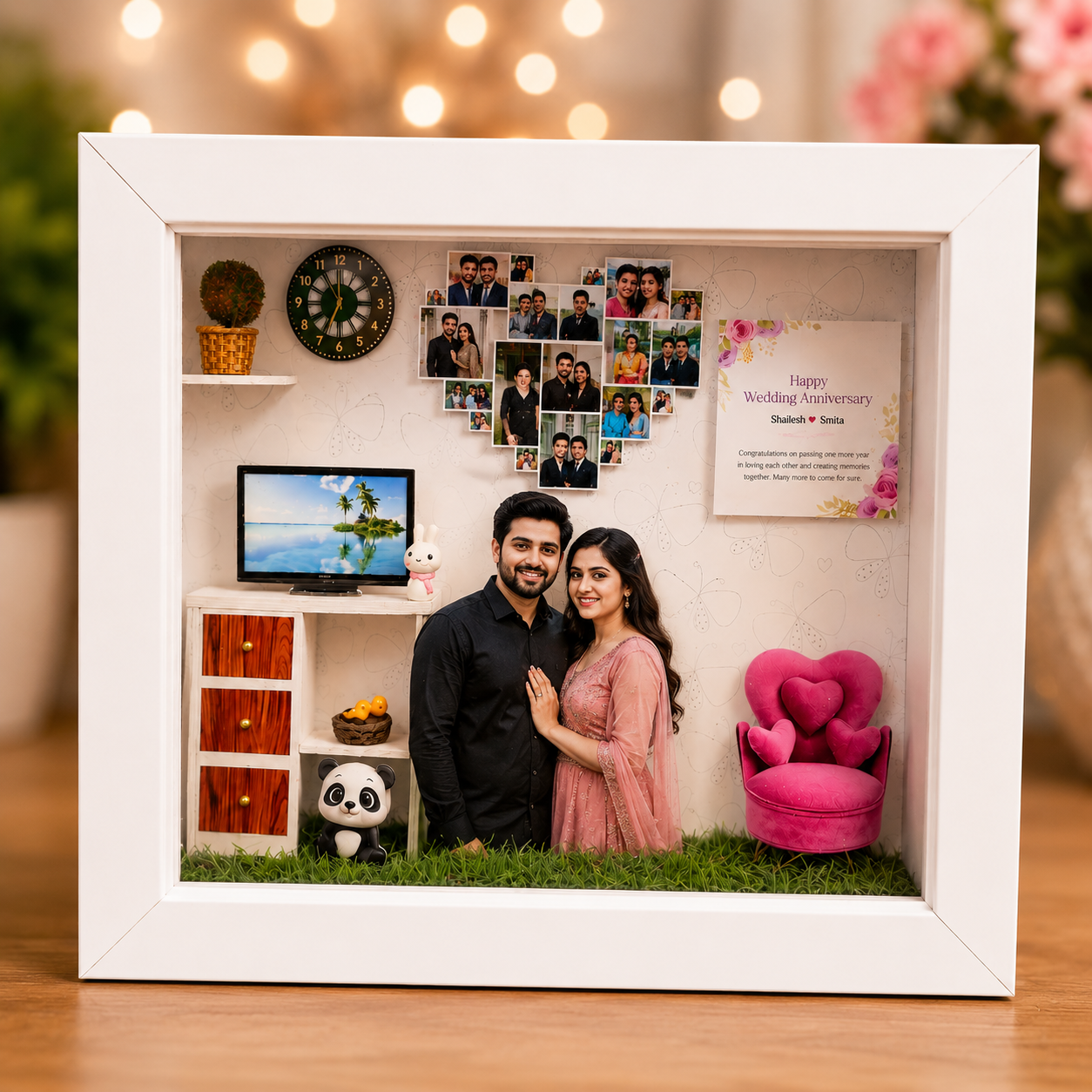 Customized & Personalized 3D Miniature Office Scene Frame