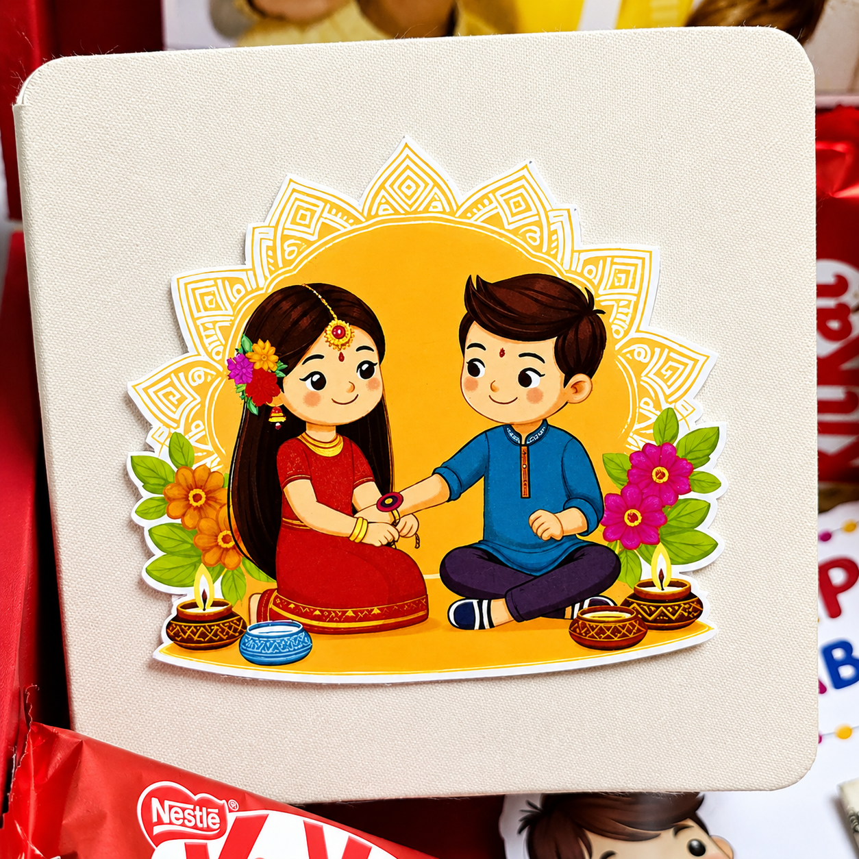 Customized Rakshabandhan Gift Hamper For Sister