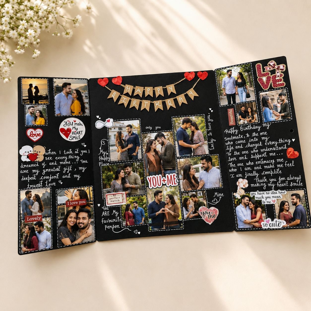 Handwritten Birthday Greeting Card | Handmade Personalized Birthday Card with Heartfelt Message | Special Gift for Loved Ones