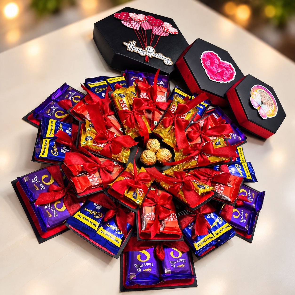 Chocolate Surprise Explosion Box – A Sweet Birthday Gift